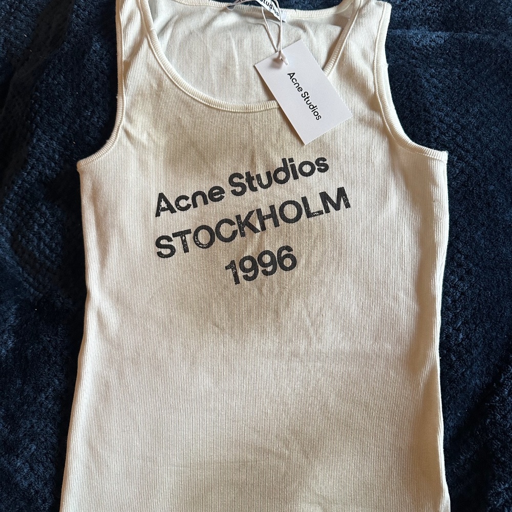 Tank Top Acne Studio - distressed look